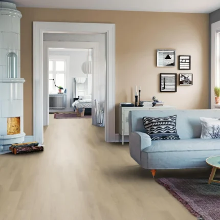 Popcorn Oak Straight Click Vinyl SPC